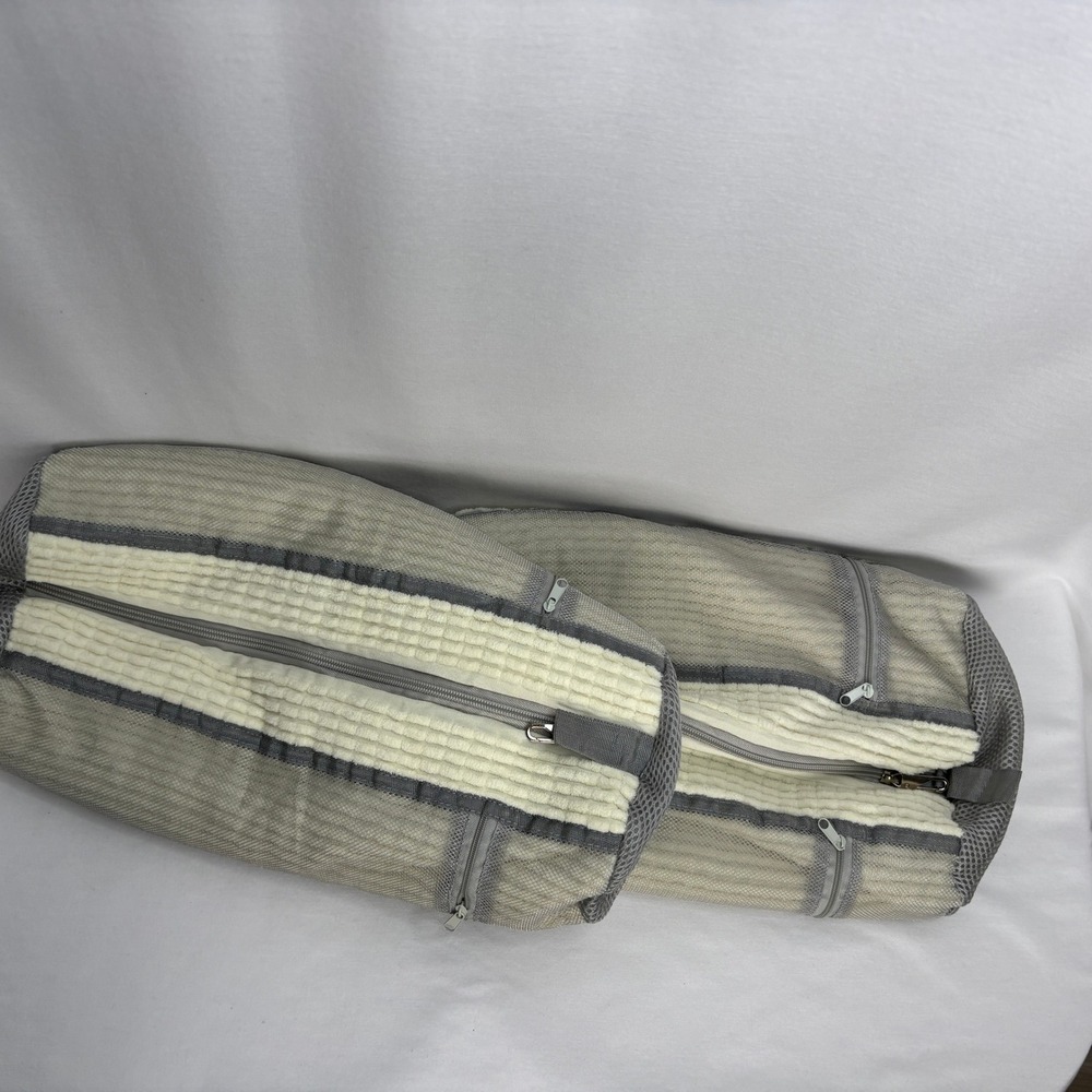 2 Pcs Shoe Wash Laundry Bags Washing Machine Textured Fabric Reusable